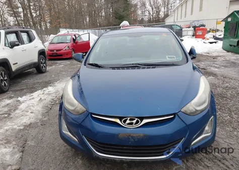 2014 Hyundai Elantra Se z USA, uszkodzony, nr VIN KMHDH4AE5EU111313